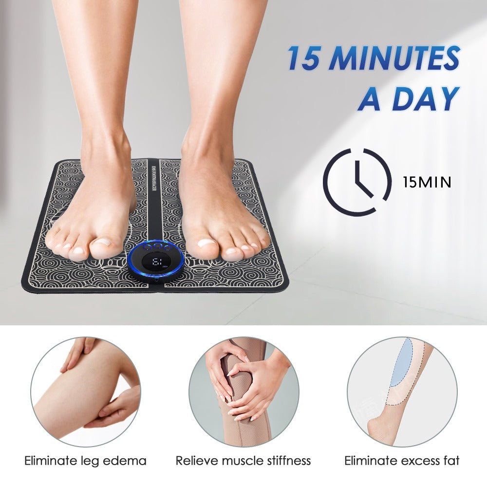 Accupoint Foldable Foot Massager, 8 modes, 19 intensity levels